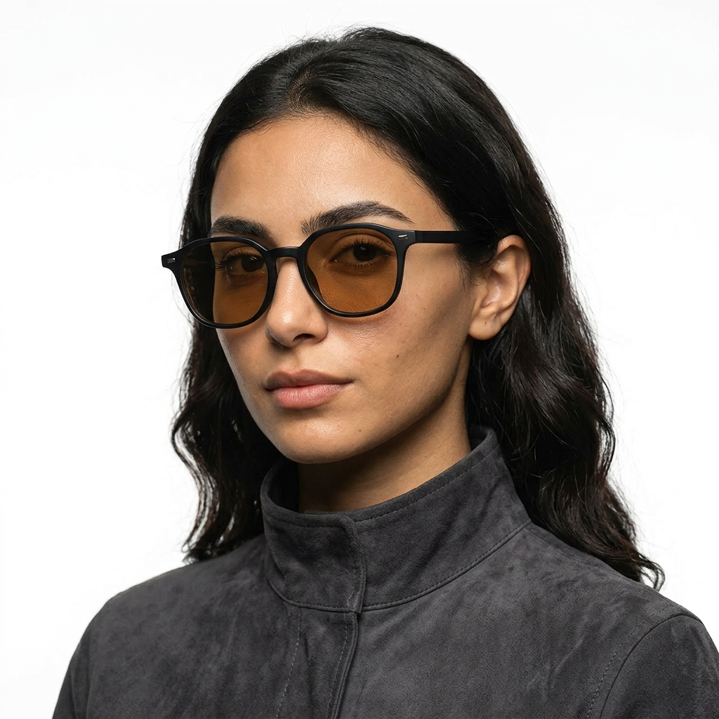 RETRO BLACK / DARK BROWN
