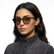 RETRO BLACK / DARK BROWN