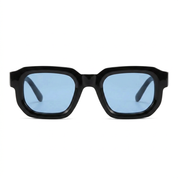 GENTI GLOSSY BLACK / SKY BLUE