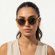 CALI AMBER HONEY / DARK GREY