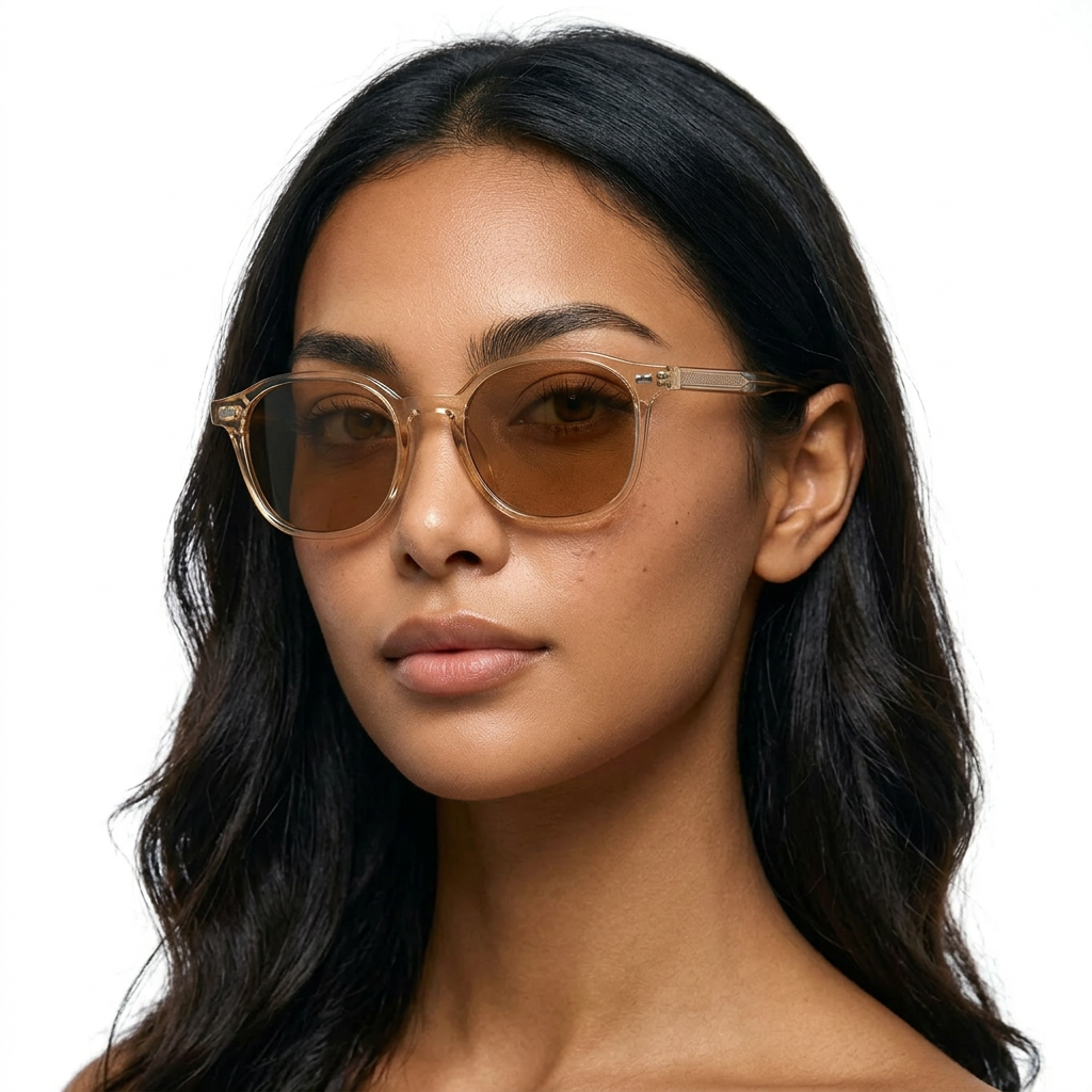 RETRO TRNSPERENT BROWN / DARK BROWN