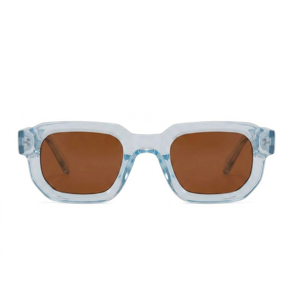 GENTI TRANSPERENT BLUE / BROWN TEA